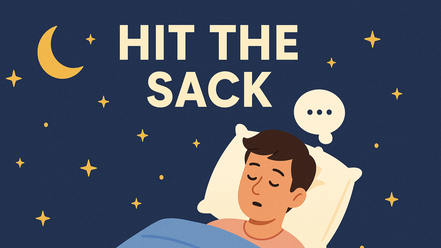 「Hit the sack」の意味と使い方|ネイティブが使う「寝る」の口語表現