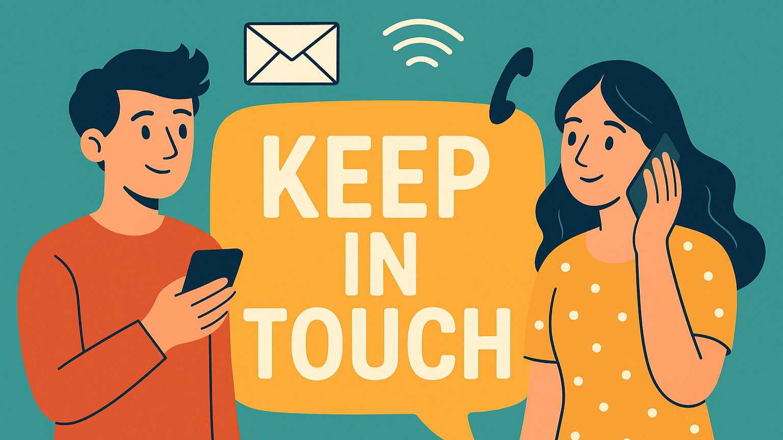 Keep in Touch:別れ際の魔法のフレーズ