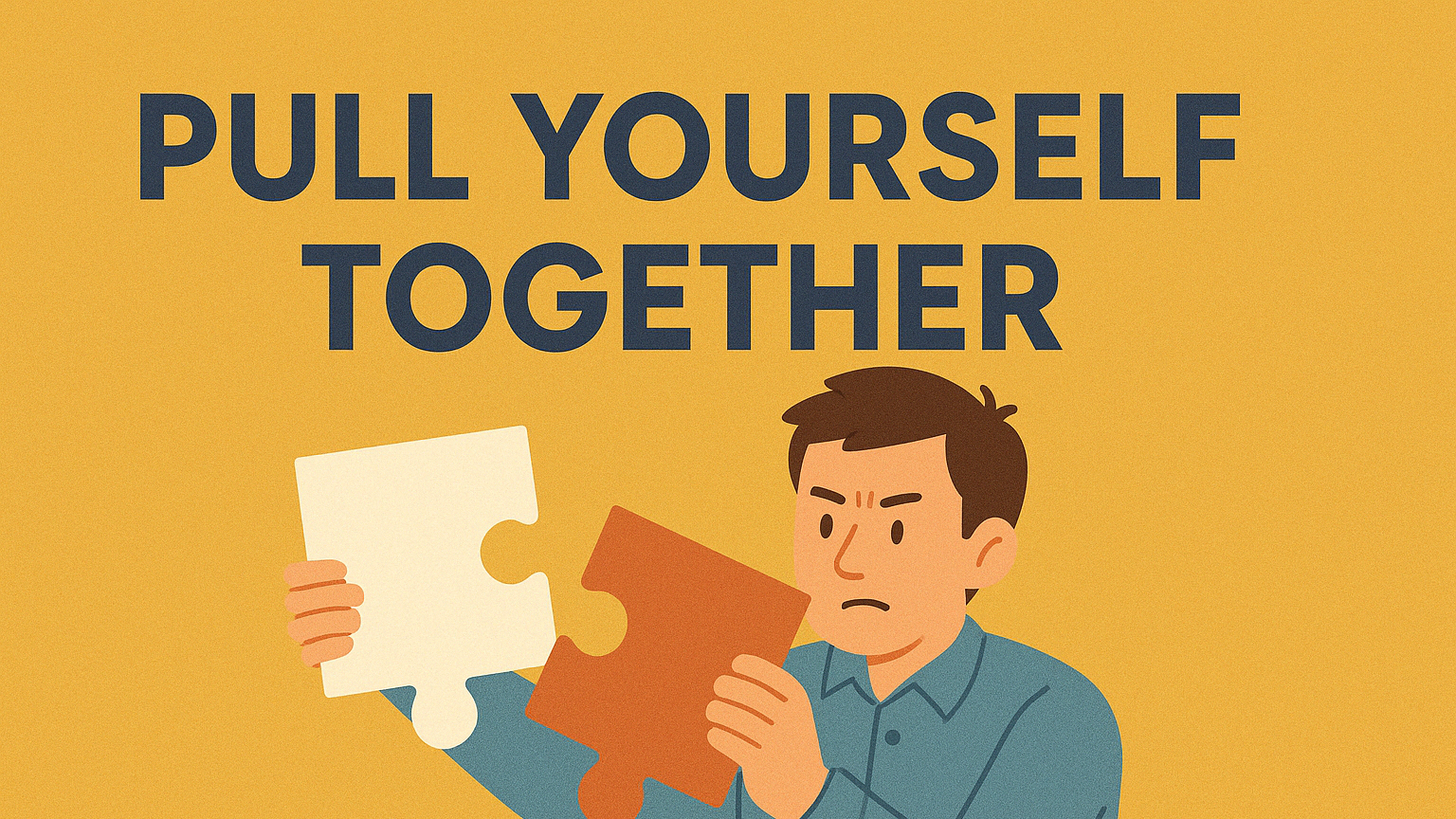「Pull yourself together」の意味と使い方|気持ちを立て直したいときの英語表現