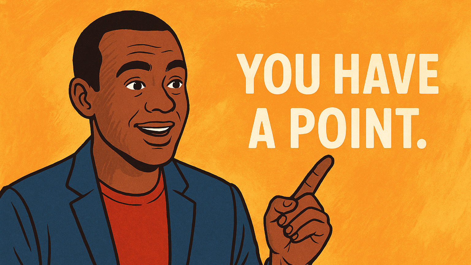 意見を認めるスマートなひと言「You have a point.」